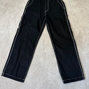 Gap Pants Women’s size 6 Carpenter Black Cargo White Casual Adult